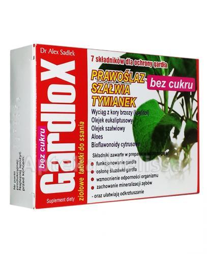 Gardlox ziołowe tabletki do ssania bez cukru 16 sztuk zdjęcie