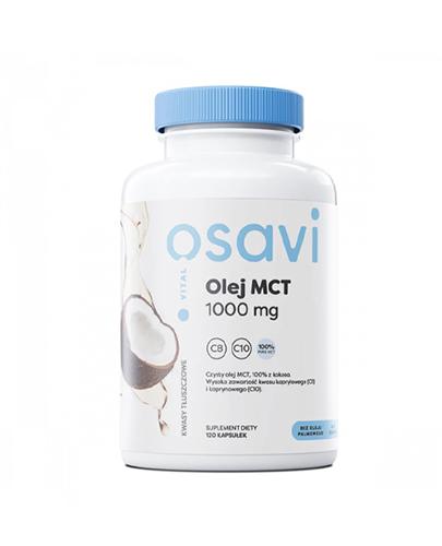 Olej MCT 1000 mg, 120 kaps., cena, opinie, własciwości zdjęcie