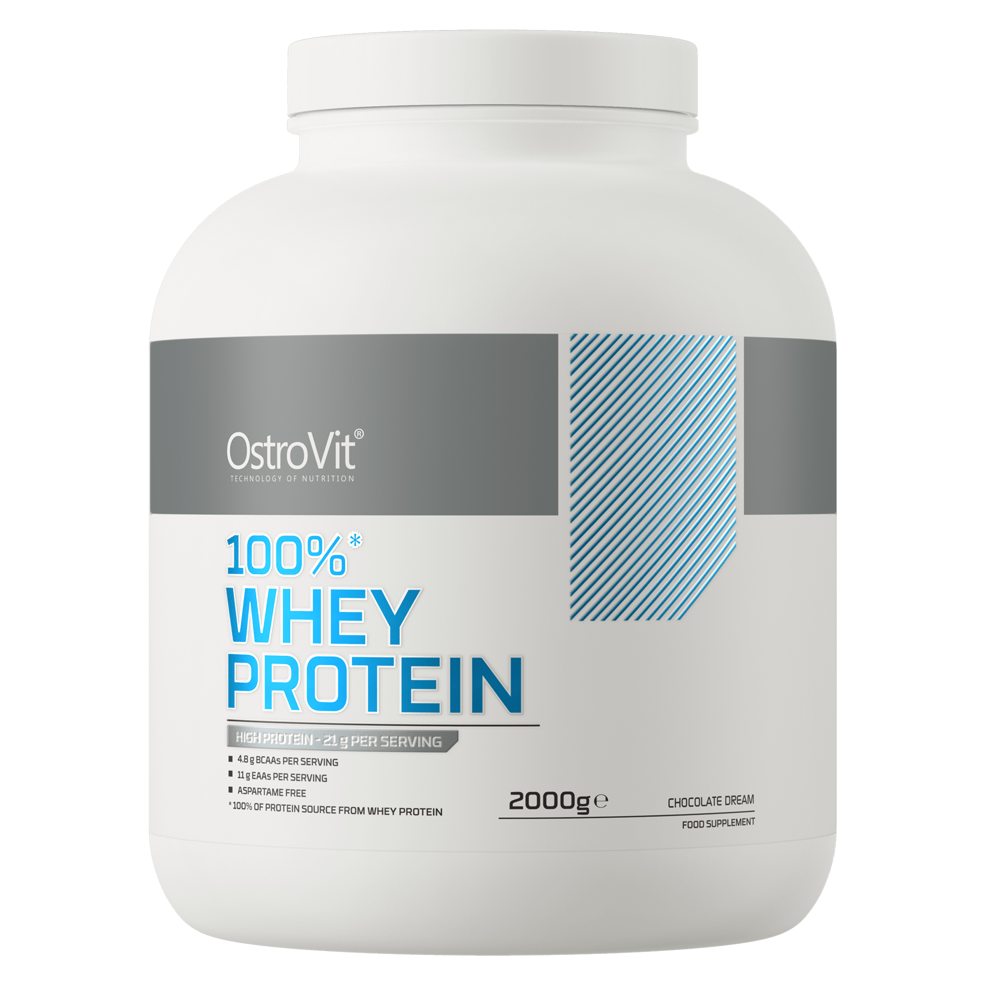 OstroVit 100% Whey Protein (chocolate dream), 2000 g zdjęcie