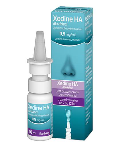 Xedine HA dla dzieci 0,5mg/ml aerozol do nosa 10 ml zdjęcie