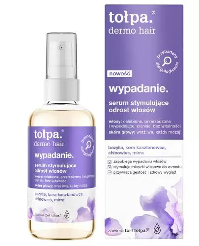 Tołpa Dermo Hair Wypadanie serum stymulujące odrost włosów 100 ml zdjęcie