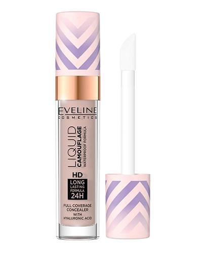 Eveline Korektor kamuflujący do twarzy z kwasem hialuronowym wodoodporny 04 light almond, 7,5 ml, cena, opinie, wskazania zdjęcie