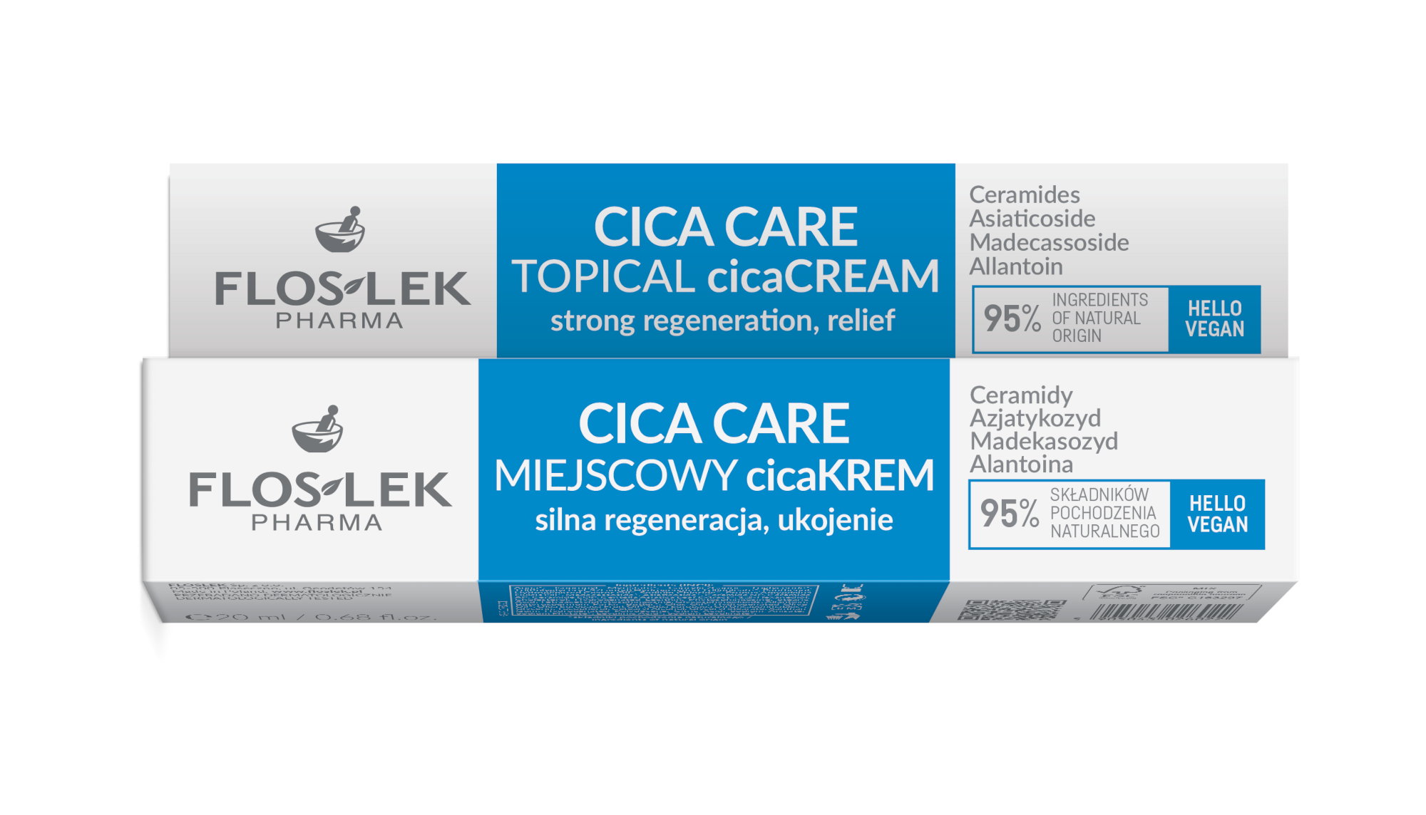 Floslek Cica Care, Miejscowy CICAkrem, 20 ml zdjęcie