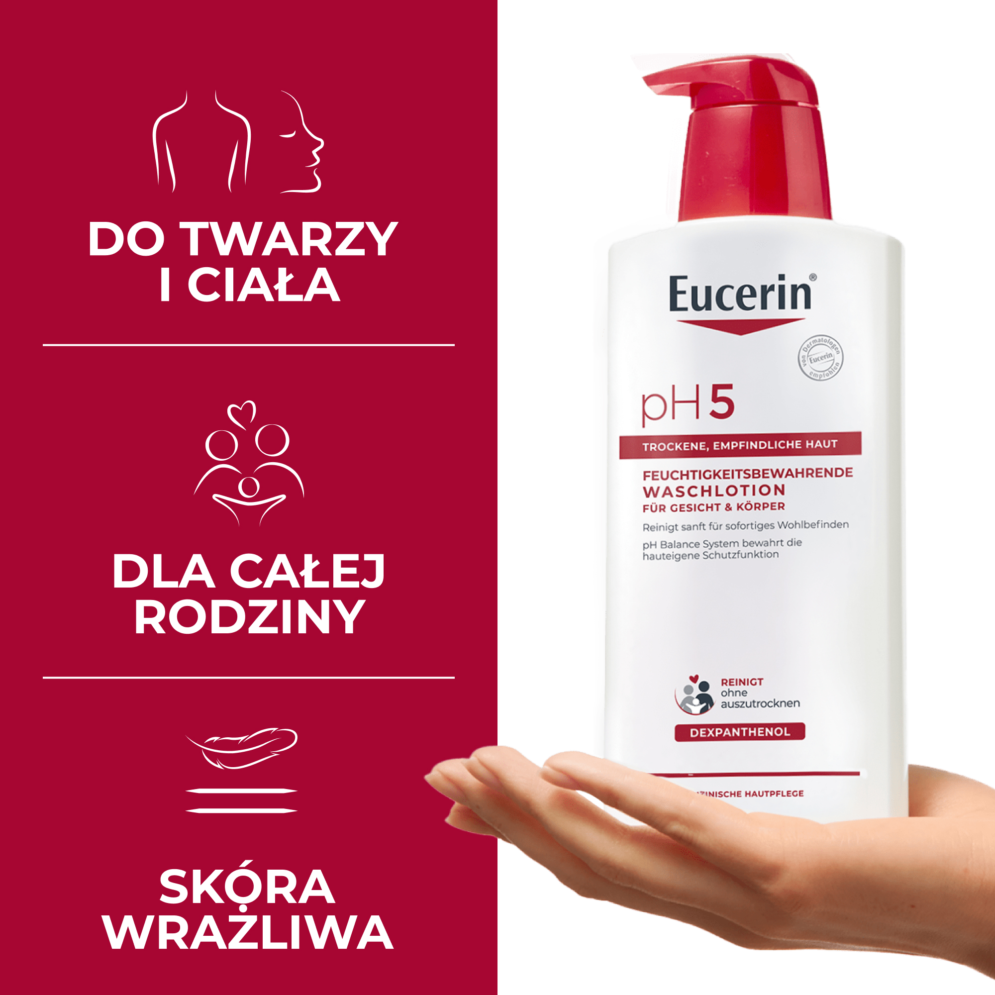 Eucerin pH5 Emulsja do mycia, 400 ml