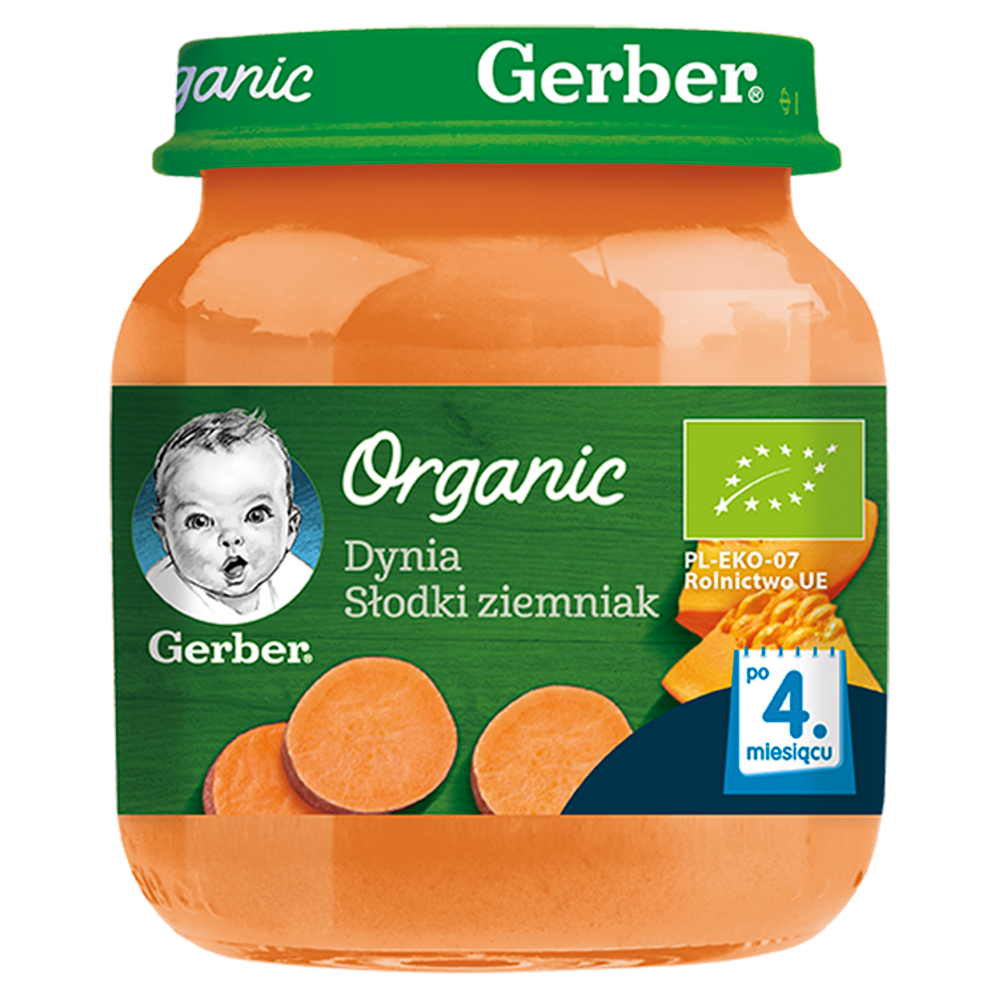 Nestlé Gerber Organic Dynia słodki ziemniak po 4 miesiącu 125 g zdjęcie