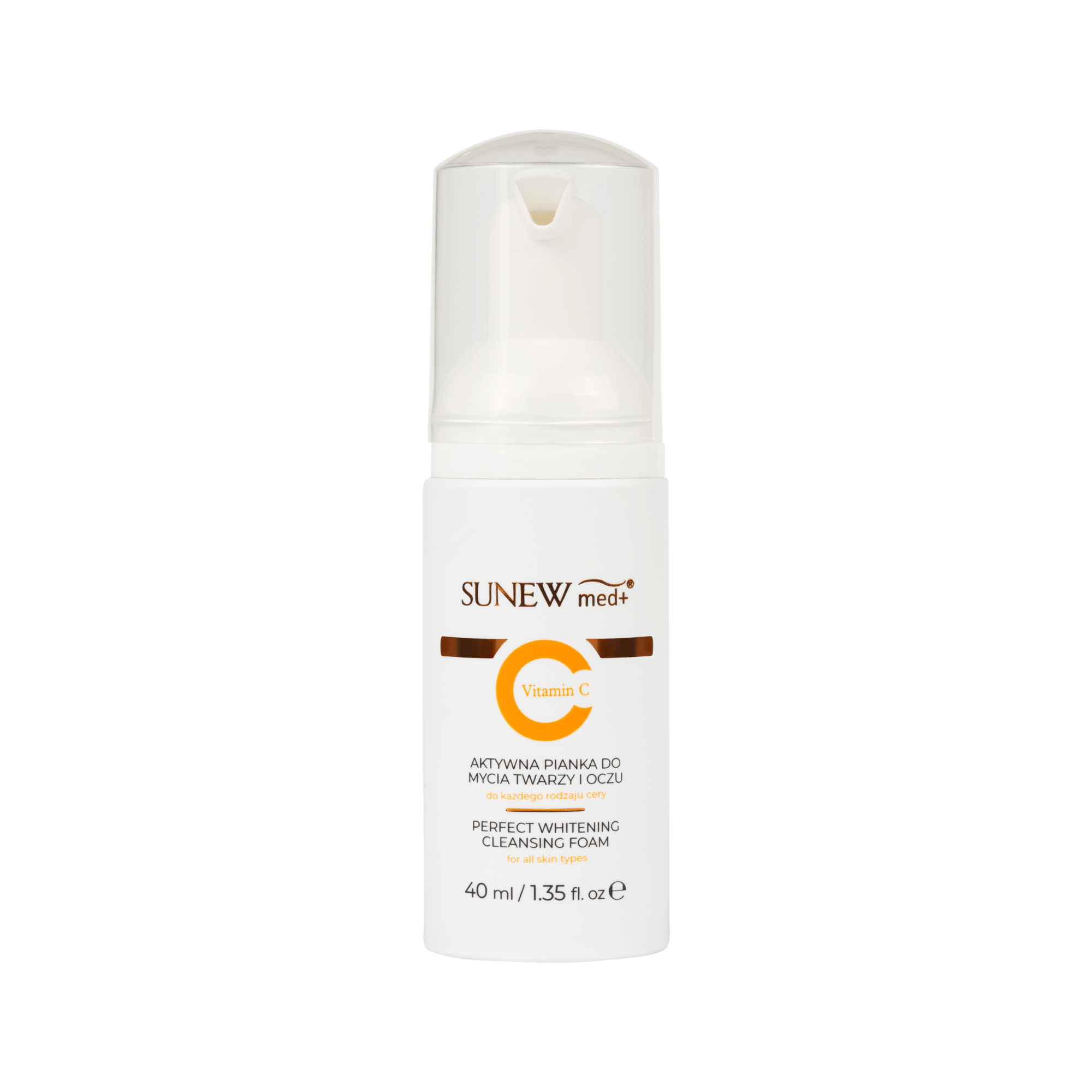 SunewMed+ Vitamin C, Pianka do mycia twarzy i oczu aktywna, 40 ml zdjęcie