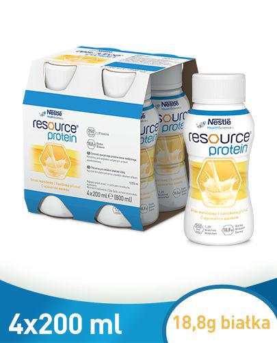 RESOURCE PROTEIN Smak waniliowy, 4 x 200 ml. Produkt odżywczy w płynie zdjęcie