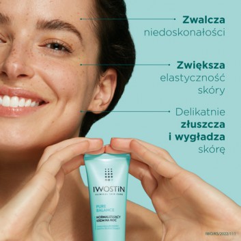 Iwostin Pure Balance normalizujący krem na noc, 50 ml, cena, opinie, wskazania