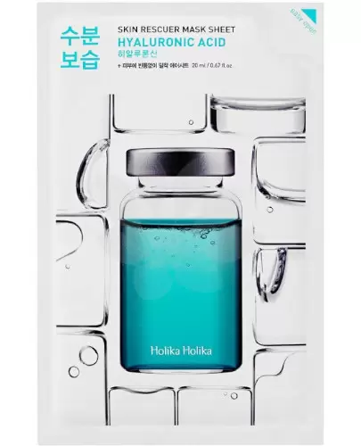 Holika Holika Pure Rescue Mask Sheet maseczka na bawełnianej płachcie z kwasem hialuronowym 23 ml zdjęcie