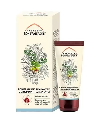 Produkty Bonifraterskie ziołowy żel z diosminą 50 g zdjęcie