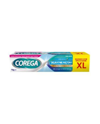 Corega Super Mocny, Krem mocujący do protez zębowych delikatnie miętowy, 70 g zdjęcie