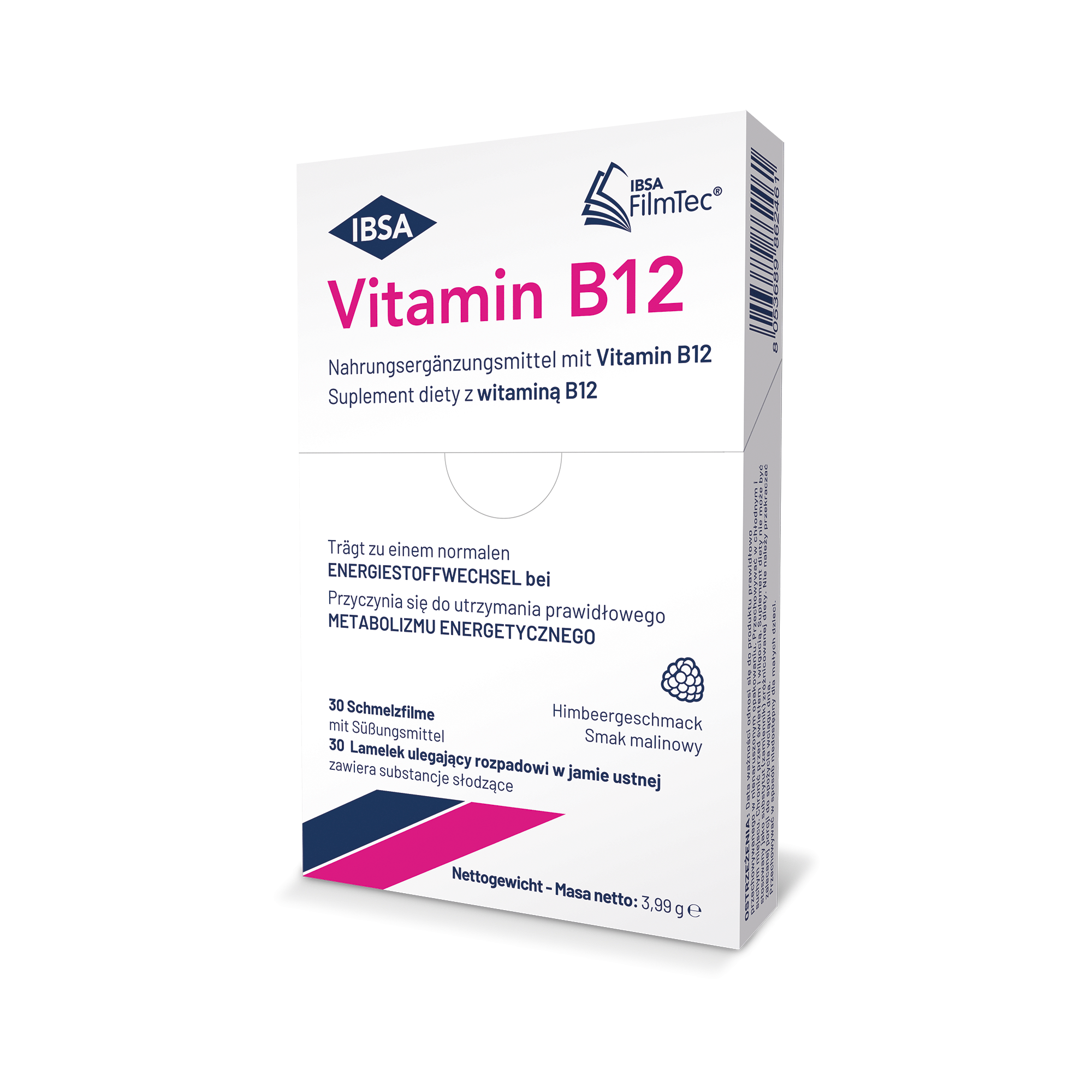 IBSA, Vitamin B12, listki, 30 sztuk