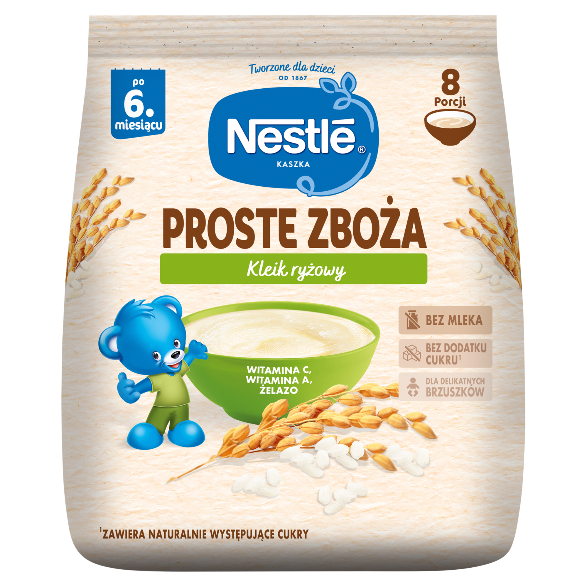 Nestlé Proste Zboża Kleik ryżowy po 6. miesiącu 144 g zdjęcie