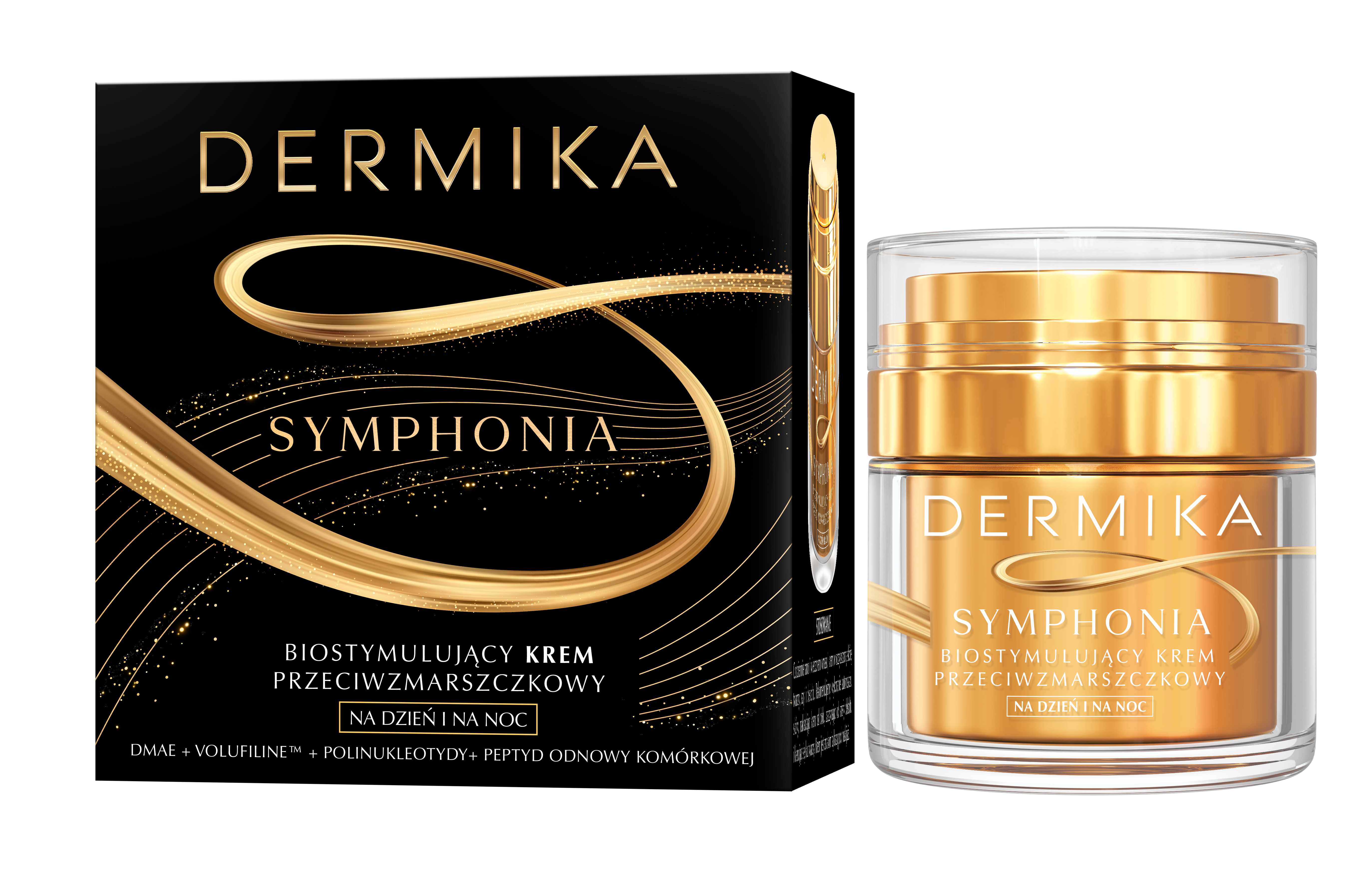 Dermika Symphonia Biostymulujący krem przeciwzmarszczkowy na dzień i noc, 50 ml