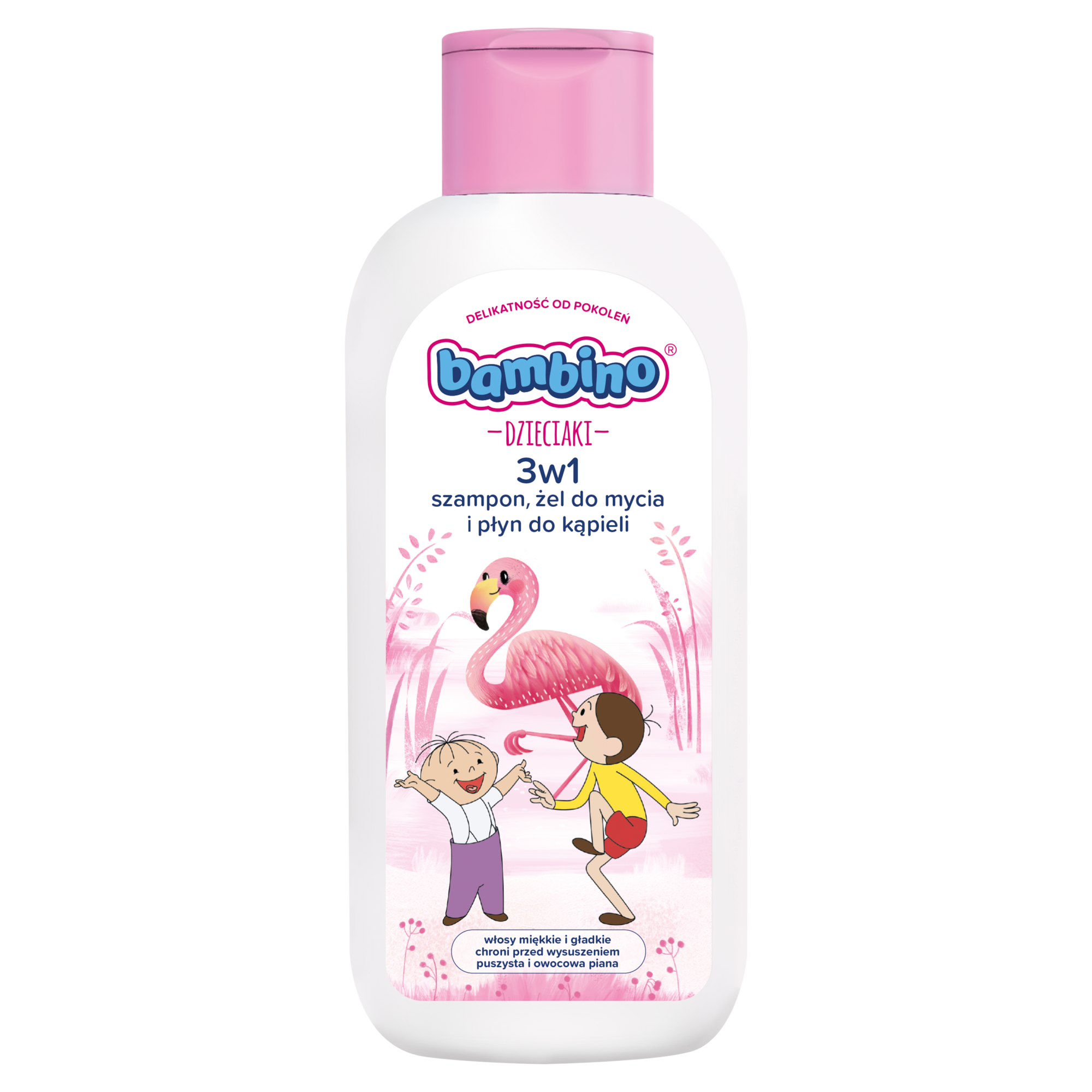 Bambino DZIECIAKI 3w1 szampon , żel do mycia i płyn do kąpieli Flaming, 400 ml zdjęcie