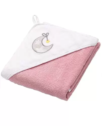 Babyono okrycie kąpielowe frotte ręcznik z kapturkiem 85x85 cm 1 sztuka [144/10] zdjęcie