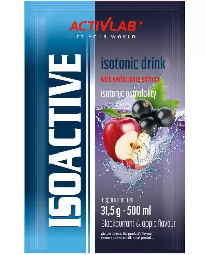 Activlab IsoActive Isotonic Drink smak czarna porzeczka i jabłko 1 saszetka zdjęcie