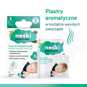 Noski plastry aromatyczne 6 sztuk