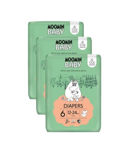 Moomin Baby 6 Maxi pieluszki 12-24 kg, 102 sztuki zdjęcie