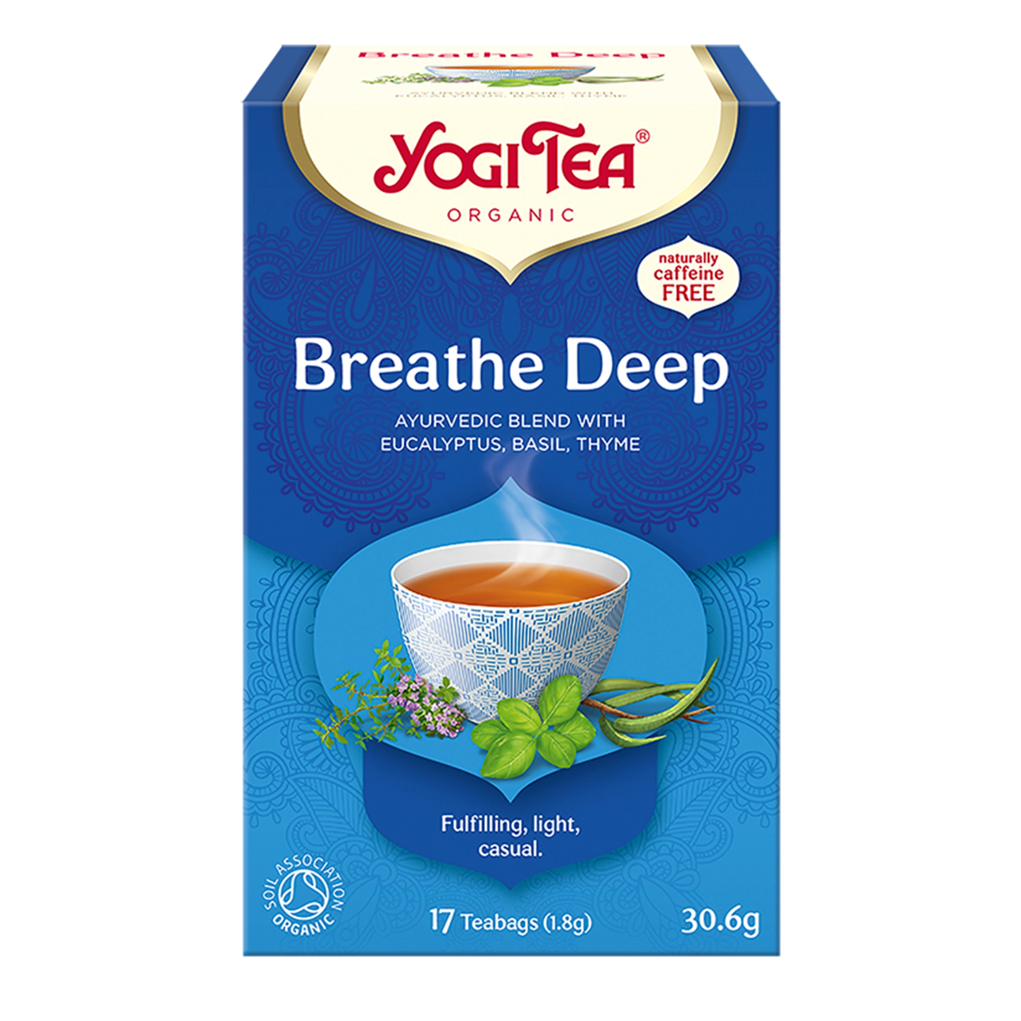 Yogi Tea Organic BREATHE DEEP Swobodny oddech BIO - 17 sasz. zdjęcie