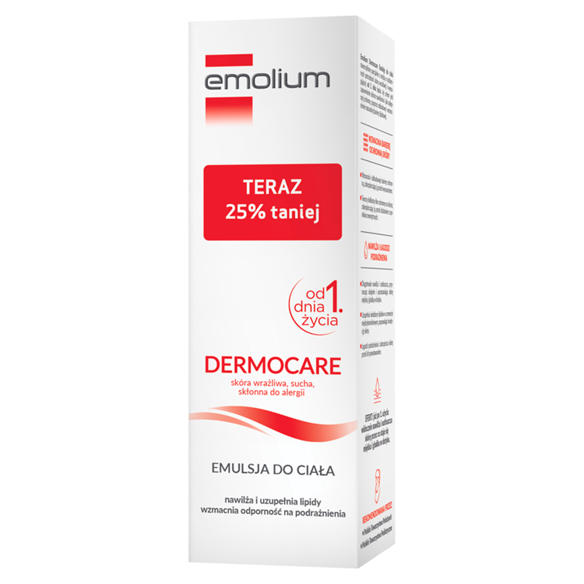 Emolium Dermocare, emulsja do ciała, 400 ml zdjęcie