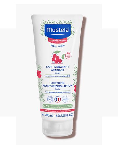 MUSTELA BEBE ENFANT SKÓRA BARDZO WRAŻLIWA Łagodzące mleczko nawilżające, 200 ml, cena, opinie, właściwości zdjęcie