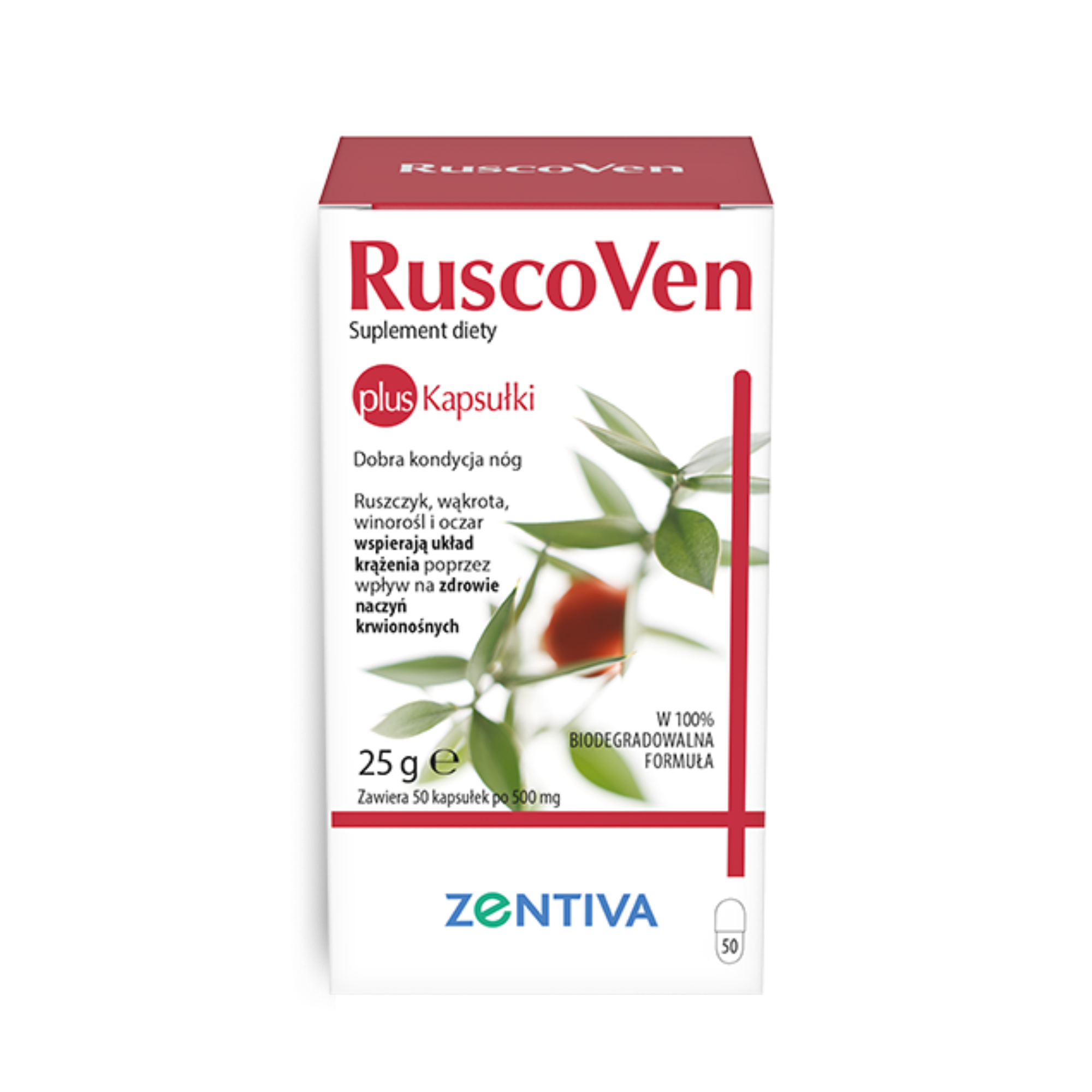 Aboca RuscoVen plus, 50 kapsułek