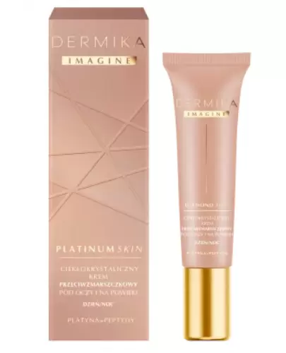 Dermika Imagine Platinum Skin ciekłokrystaliczny krem przeciwzmarszczkowy pod oczy i na powieki 15 ml zdjęcie