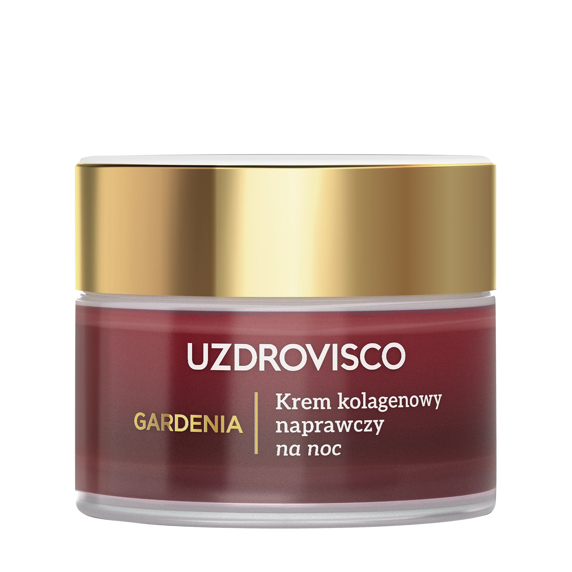 Uzdrovisco Gardenia Krem kolagenowy naprawczy na noc, 50 ml