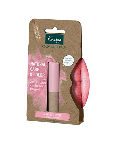 Kneipp Koloryzujący balsam do ust Natural Rose, 3,5 g zdjęcie