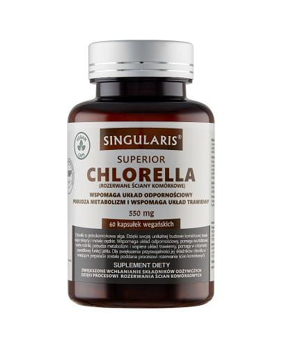 Singularis Superior Chlorella 550mg 60 kapsułek zdjęcie