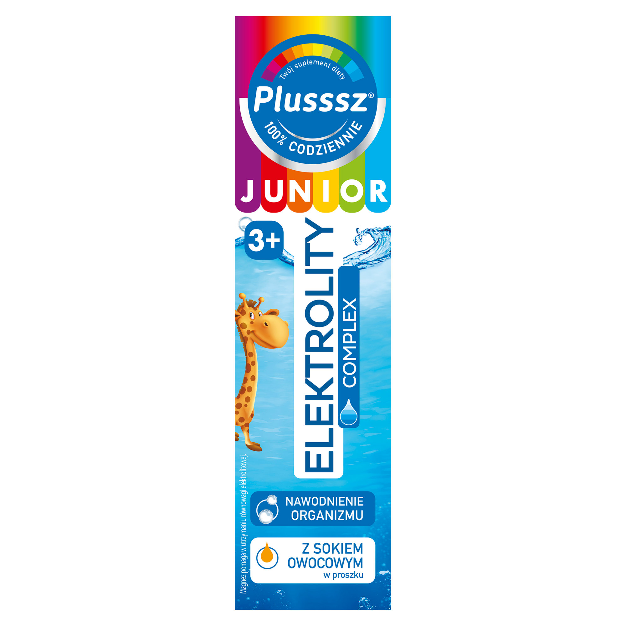 Plusssz Junior Elektrolity Complex, tabletki musujące, 20 sztuk zdjęcie