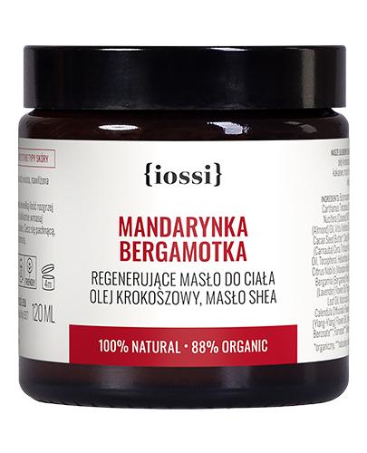 Iossi Mandarynka Bergamotka Regenerujące Masło do ciała, Olej Krokoszowy, Masło Shea, Przeciw rozstępom, 120 ml  zdjęcie