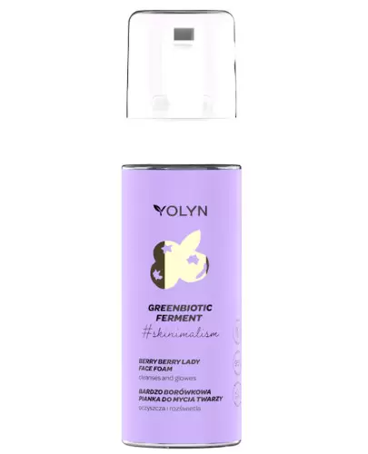 Yolyn Berry Berry Lady bardzo borówkowa pianka do mycia twarzy 150 ml zdjęcie