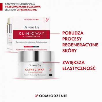 Dr Irena Eris Clinic Way 3° Dermokrem kompleksowo odbudowujący na noc 50 ml