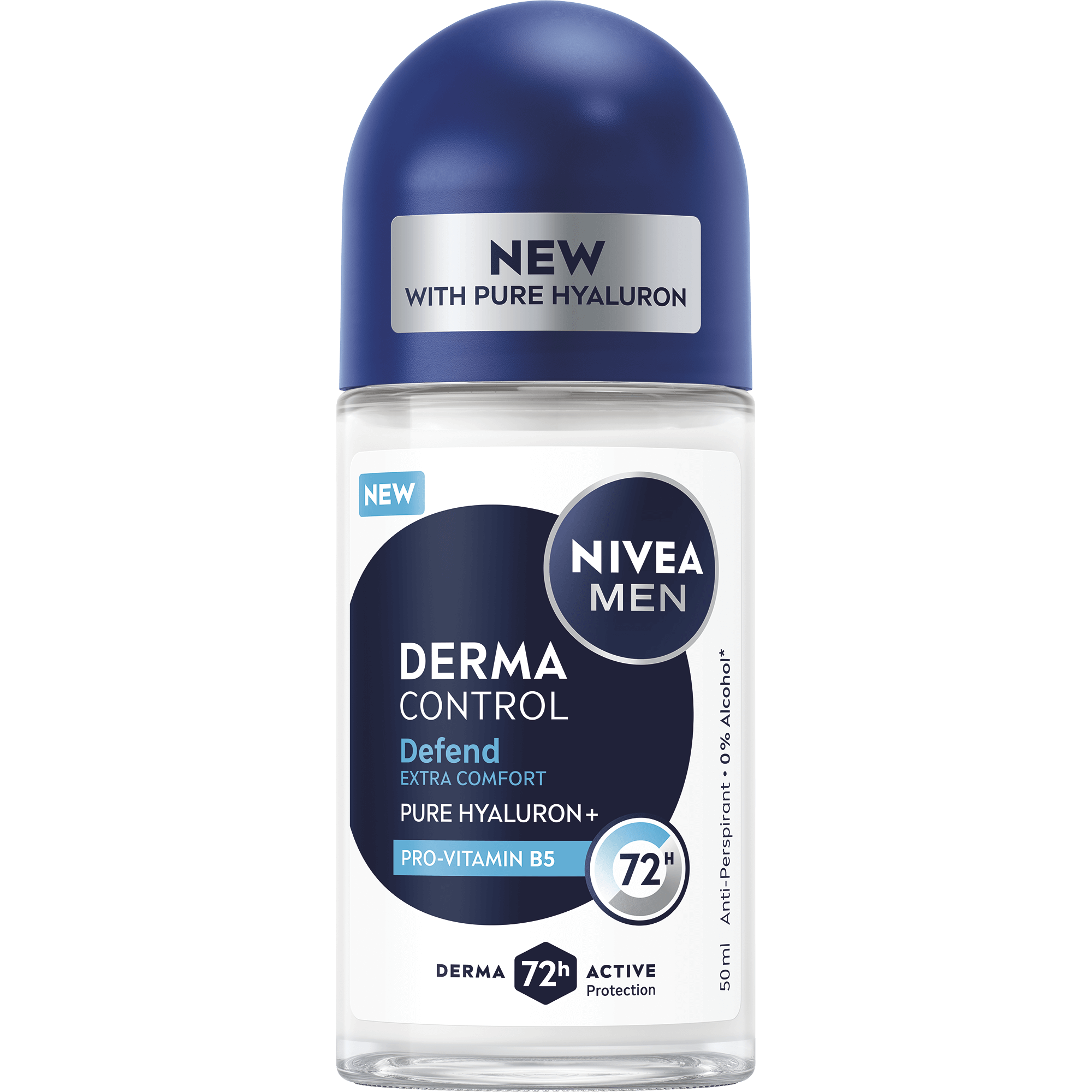 Nivea Men, Antyperspirant Derma Control Defend Roll-On, 50 ml zdjęcie