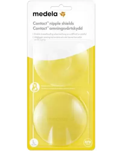 Medela nakładki Contact na brodawki rozmiar L 2 sztuki zdjęcie