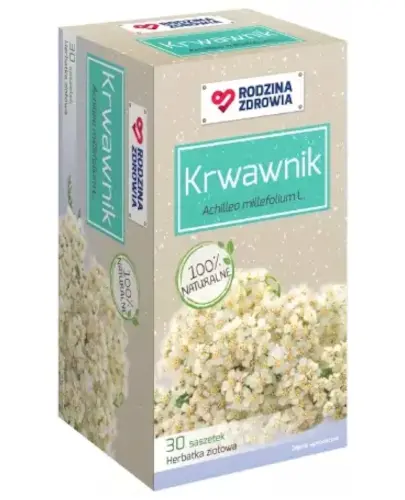 Rodzina Zdrowia, Krwawnik, herbatka ziołowa, saszetki, 30 sztuk zdjęcie