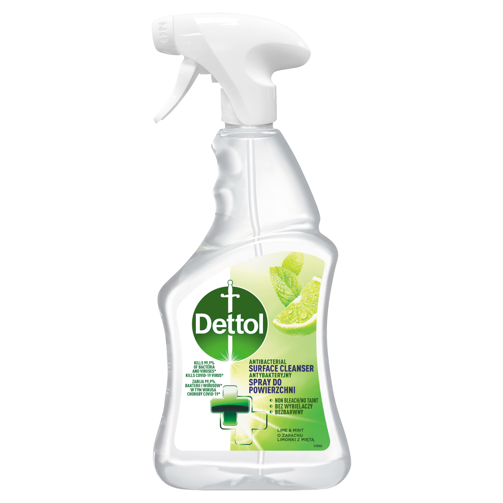 Dettol, antybakteryjny spray do powierzchni o zapachu limonki z miętą, 500 ml zdjęcie