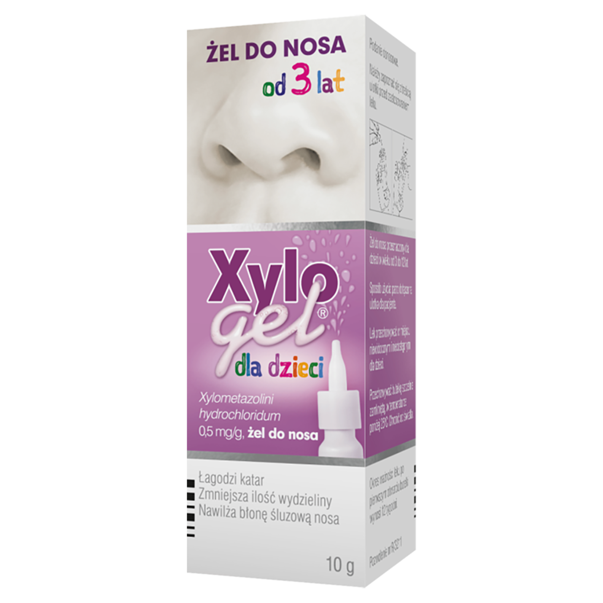 XyloGel dla dzieci żel do nosa od 3 lat z dozownikiem 10 g zdjęcie