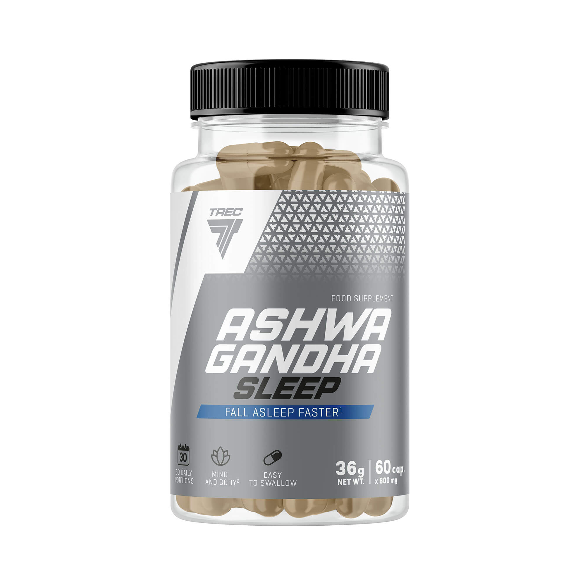 Trec Ashwagandha Sleep, kapsułki, 60 sztuk zdjęcie