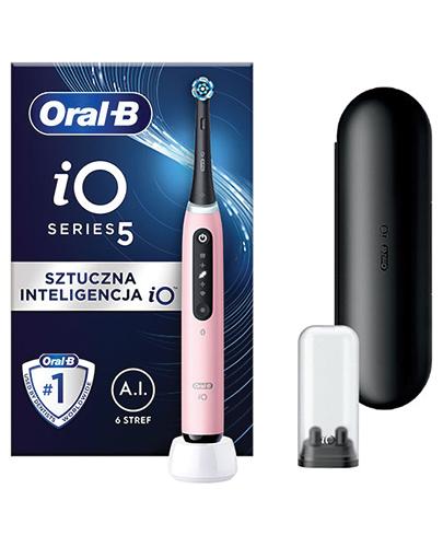 Oral-B iO 5 Różowa Szczoteczka elektryczna, 1 sztuka zdjęcie