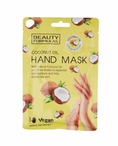 Beauty Formulas Maska na dłonie z olejem kokosowym, 1 para zdjęcie