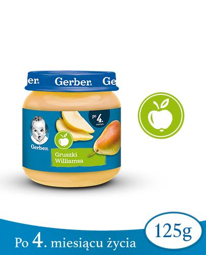 GERBER Deserek gruszki williamsa po 4 miesiącu - 125 g - nauka smaków - cena, opinie, właściwości zdjęcie