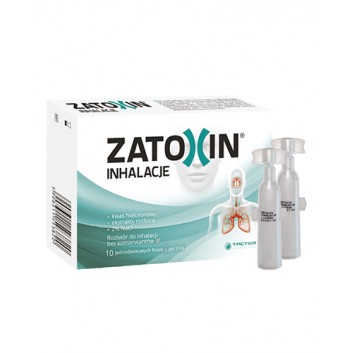 Zatoxin Inhalacje 10 jednodawkowych fiolek po 3 ml