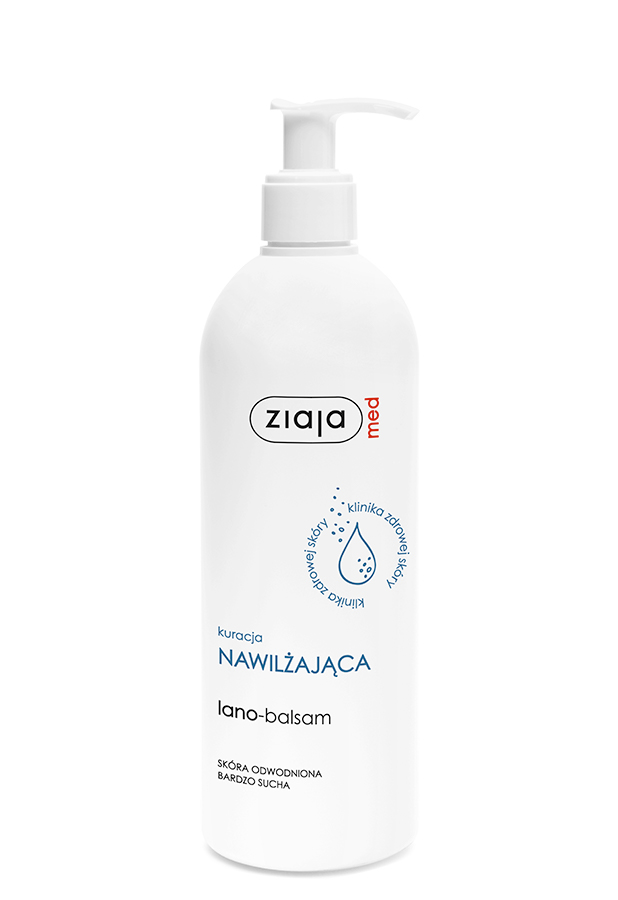 Ziaja Med kuracja nawilżająca lano-balsam 400 ml zdjęcie