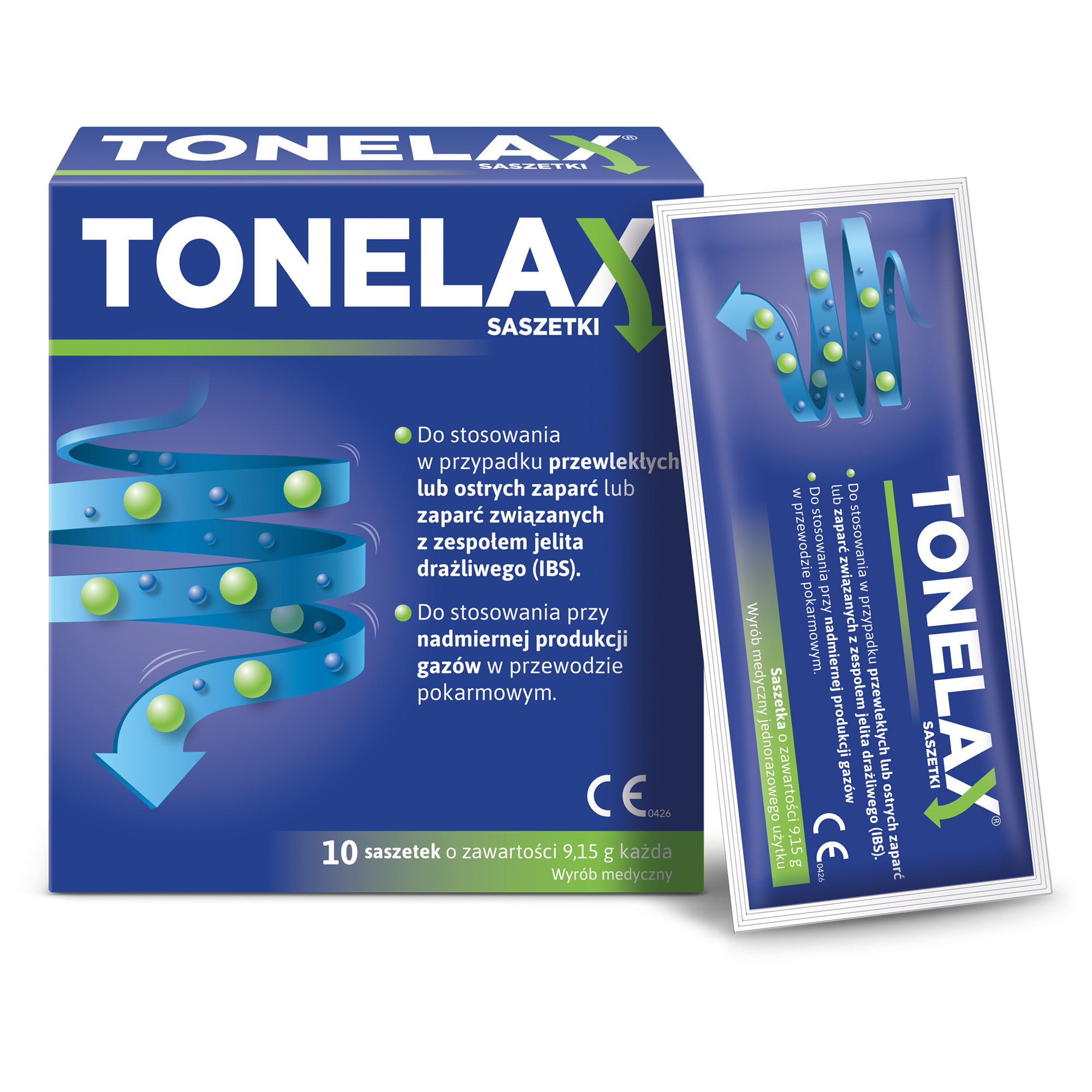 Tonelax, saszetki, 10 sztuk