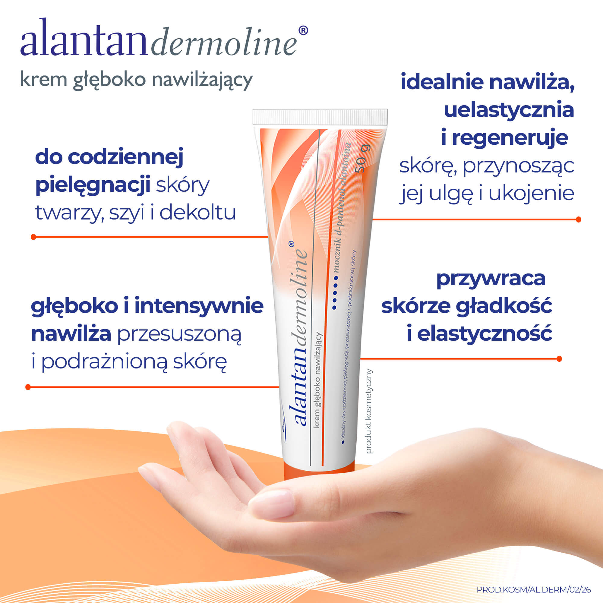 Alantandermoline, krem głęboko nawilżający 50 g