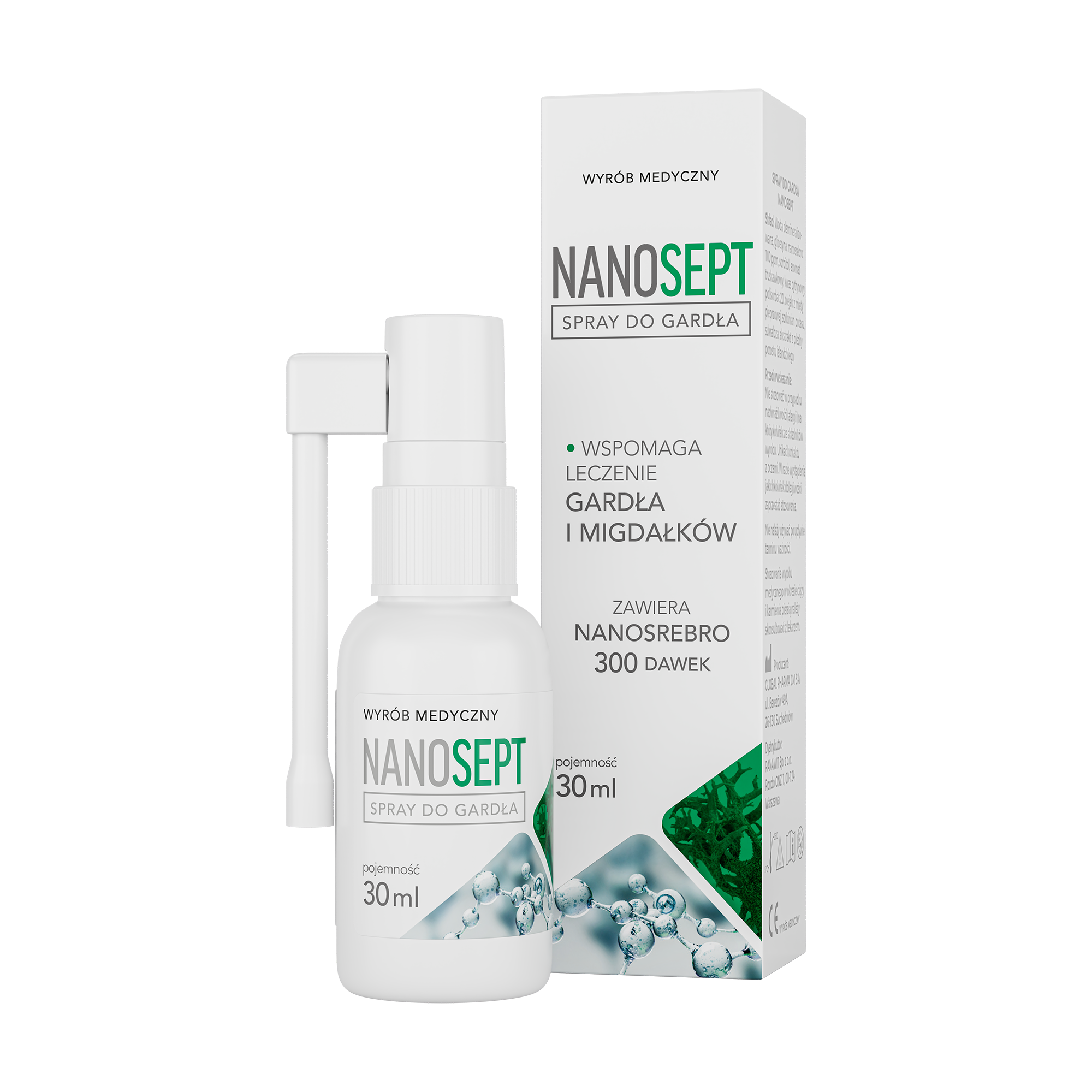 Nanosept Spray do gardła, 30 ml