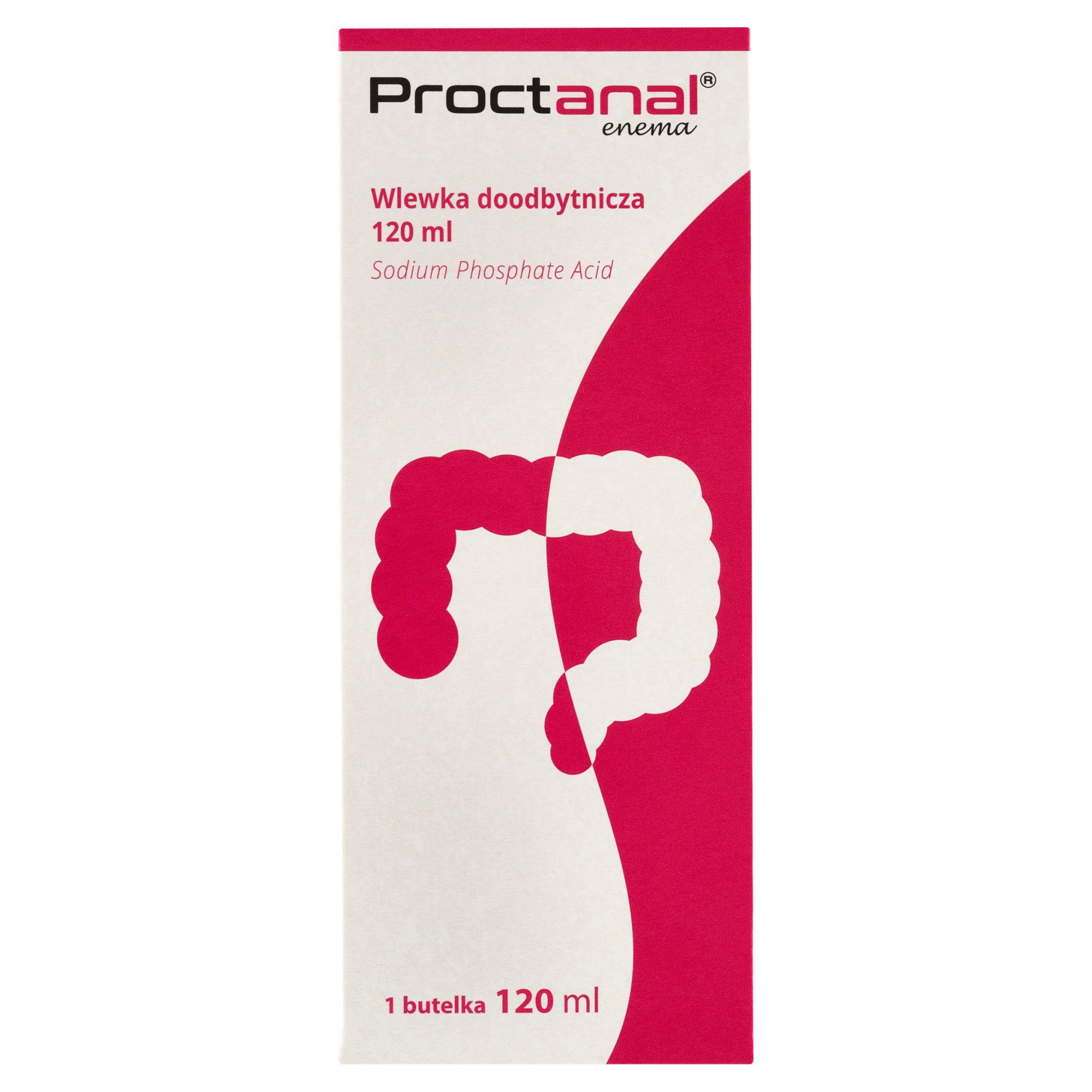 Proctanal Enema, wlewka doodbytnicza, 120 ml (butelka) zdjęcie